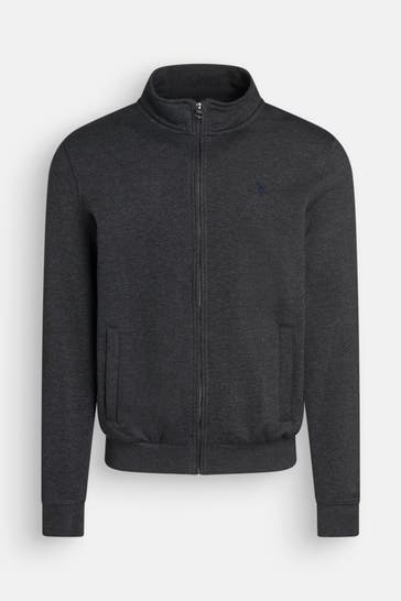 U.S. POLO ASSN. Sweatjacke 'Carlo' grau
