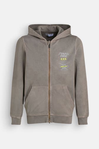 REPLAY Sweatjacke steingrau
