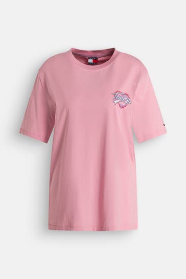 TOMMY HILFIGER T-Shirt pink