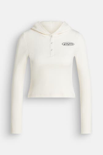 GUESS Hoodie ecru