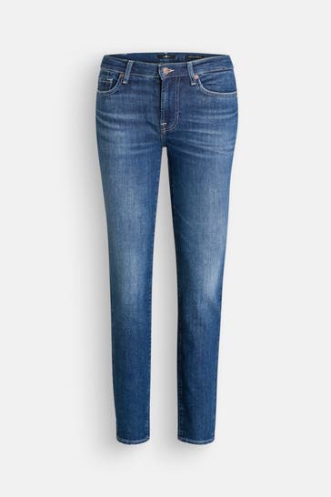 7 FOR ALL MANKIND Jeans blau skinny