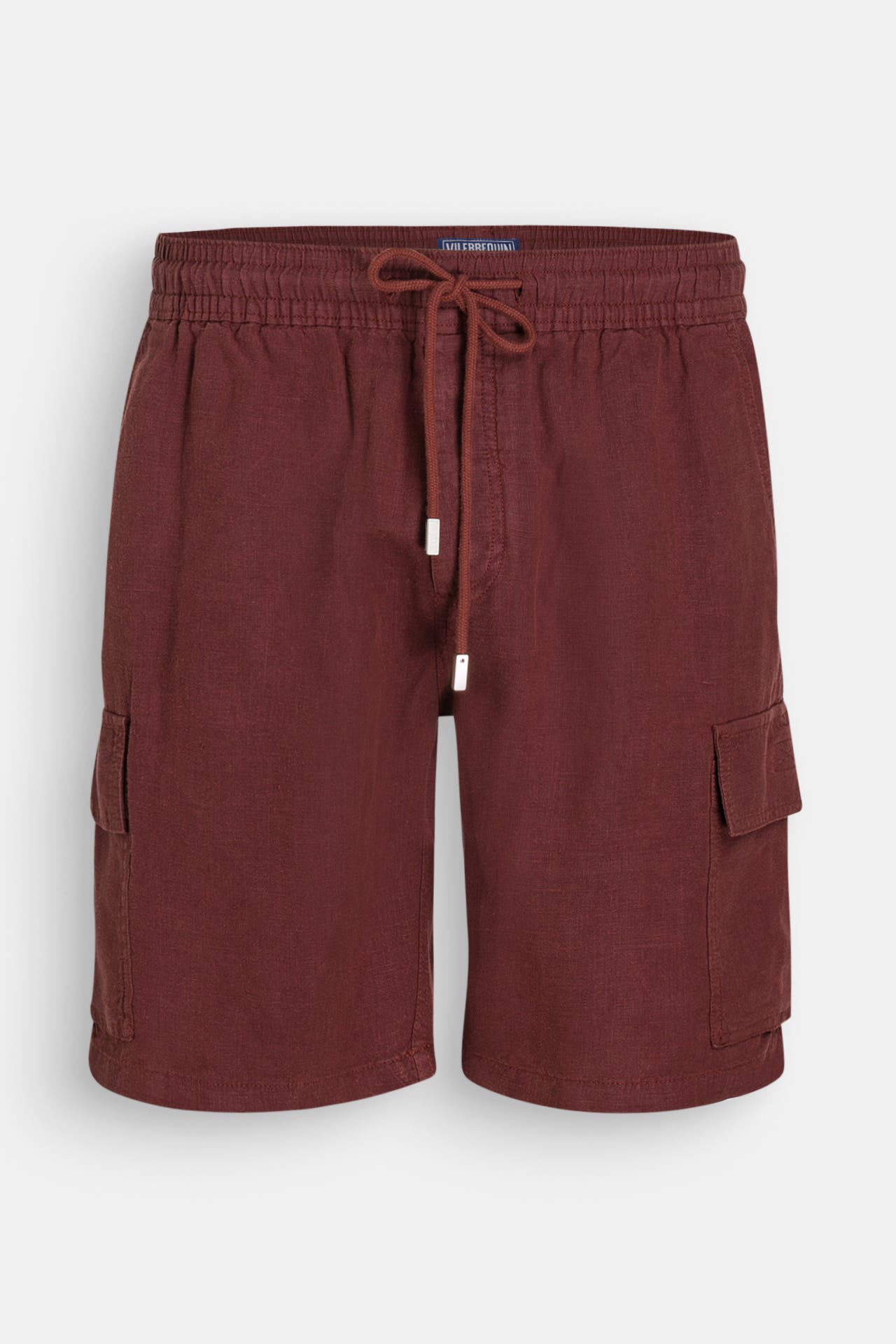 VILEBREQUIN Leinen-Shorts 'Baie' rotbraun, Bild 1