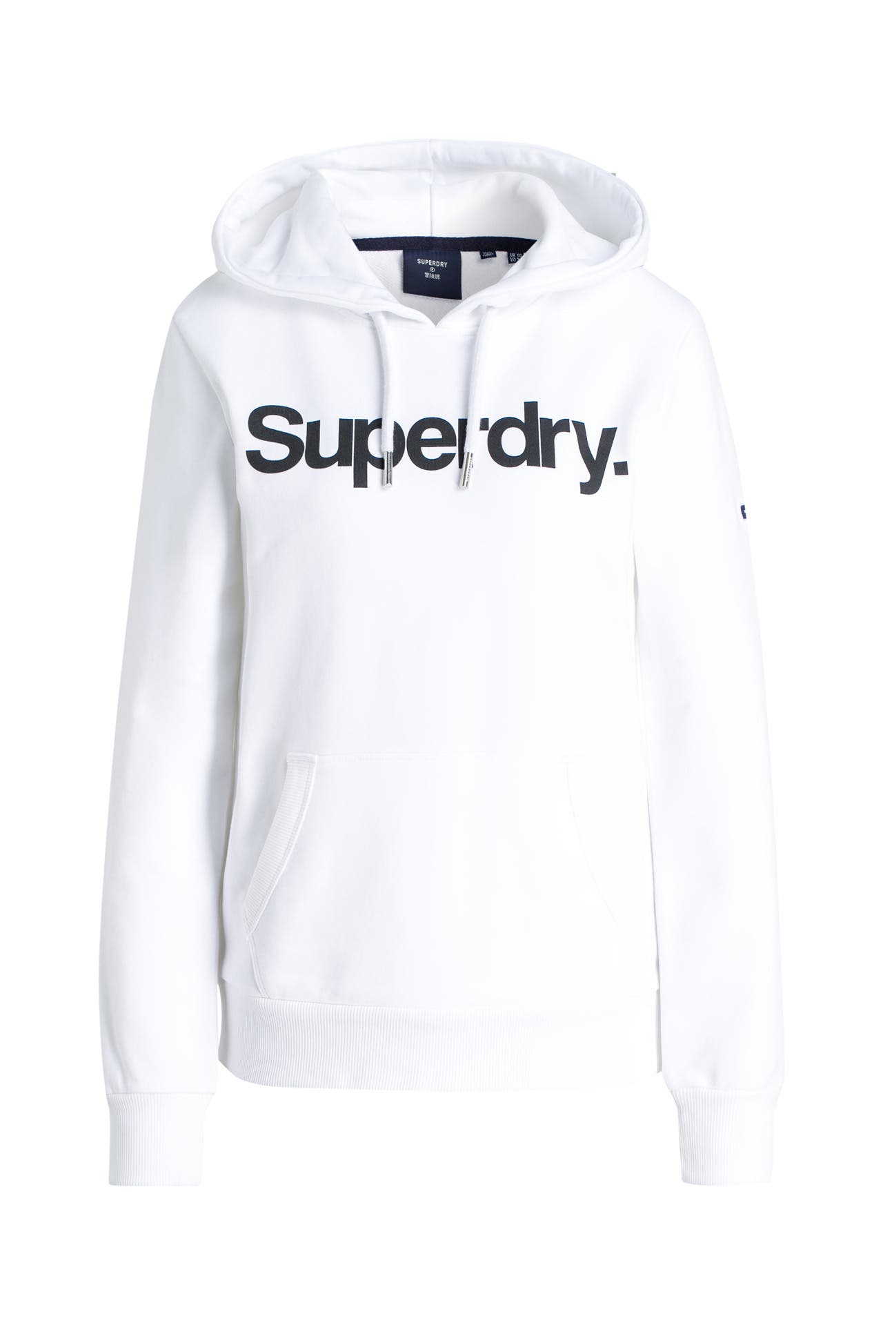 Superdry hoodie weiß clearance