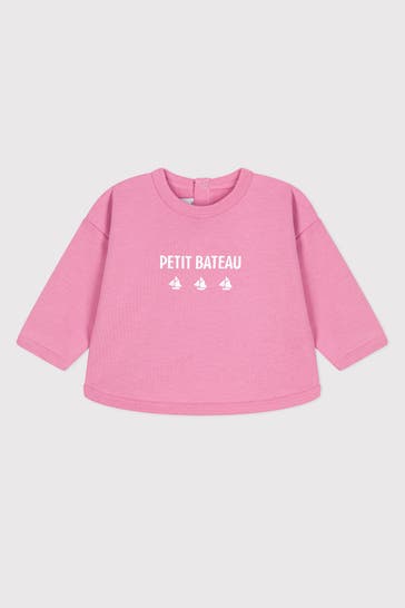 PETIT BATEAU Sweatshirt rosa