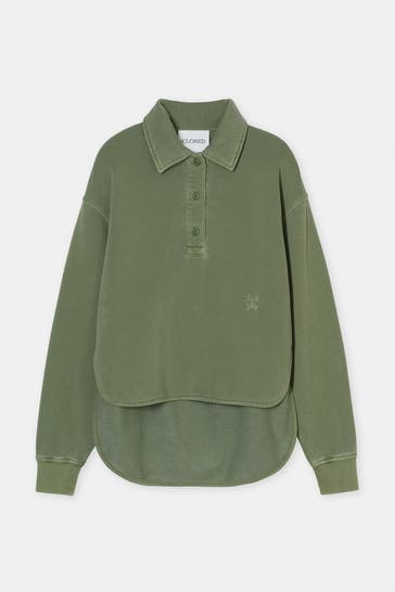 CLOSED Sweatshirt graugrün