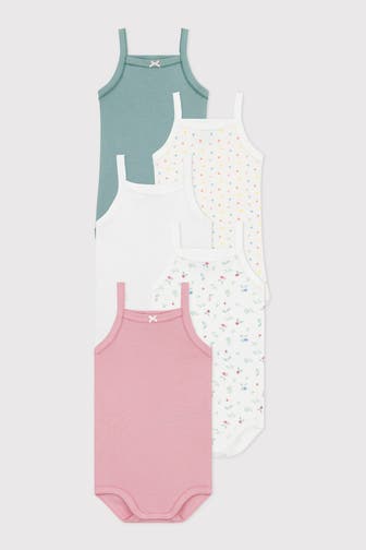 PETIT BATEAU 5er-Pack Bodies mehrfarbig