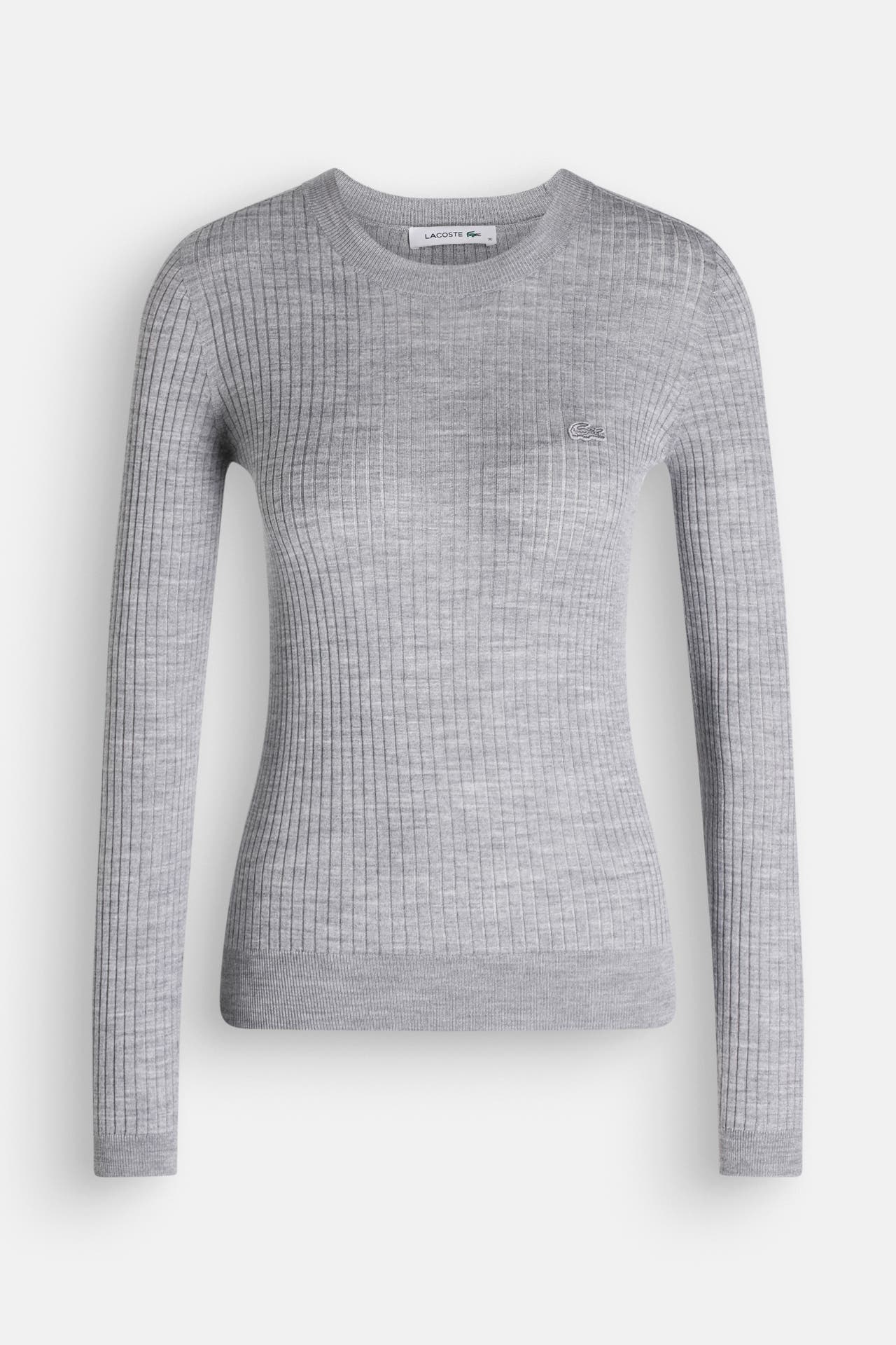 LACOSTE Woll-Longsleeve grau, Bild 1