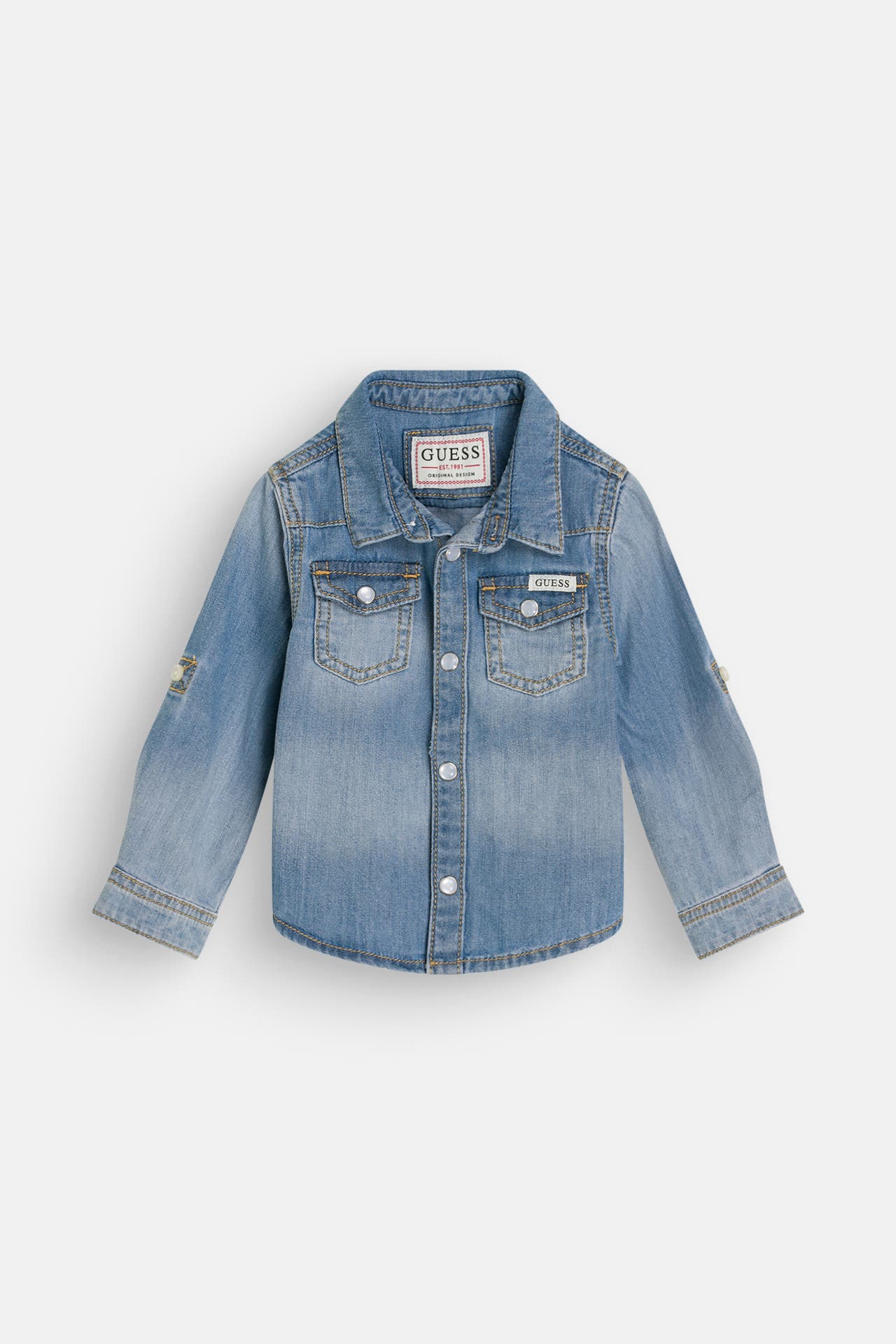 GUESS Jeanshemd blau, Bild 1