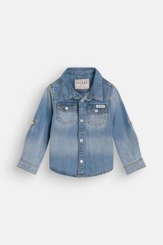 GUESS Jeanshemd blau