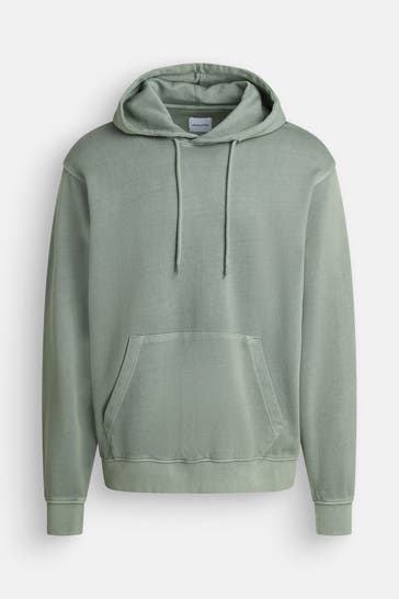 JACK & JONES Hoodie graugrün