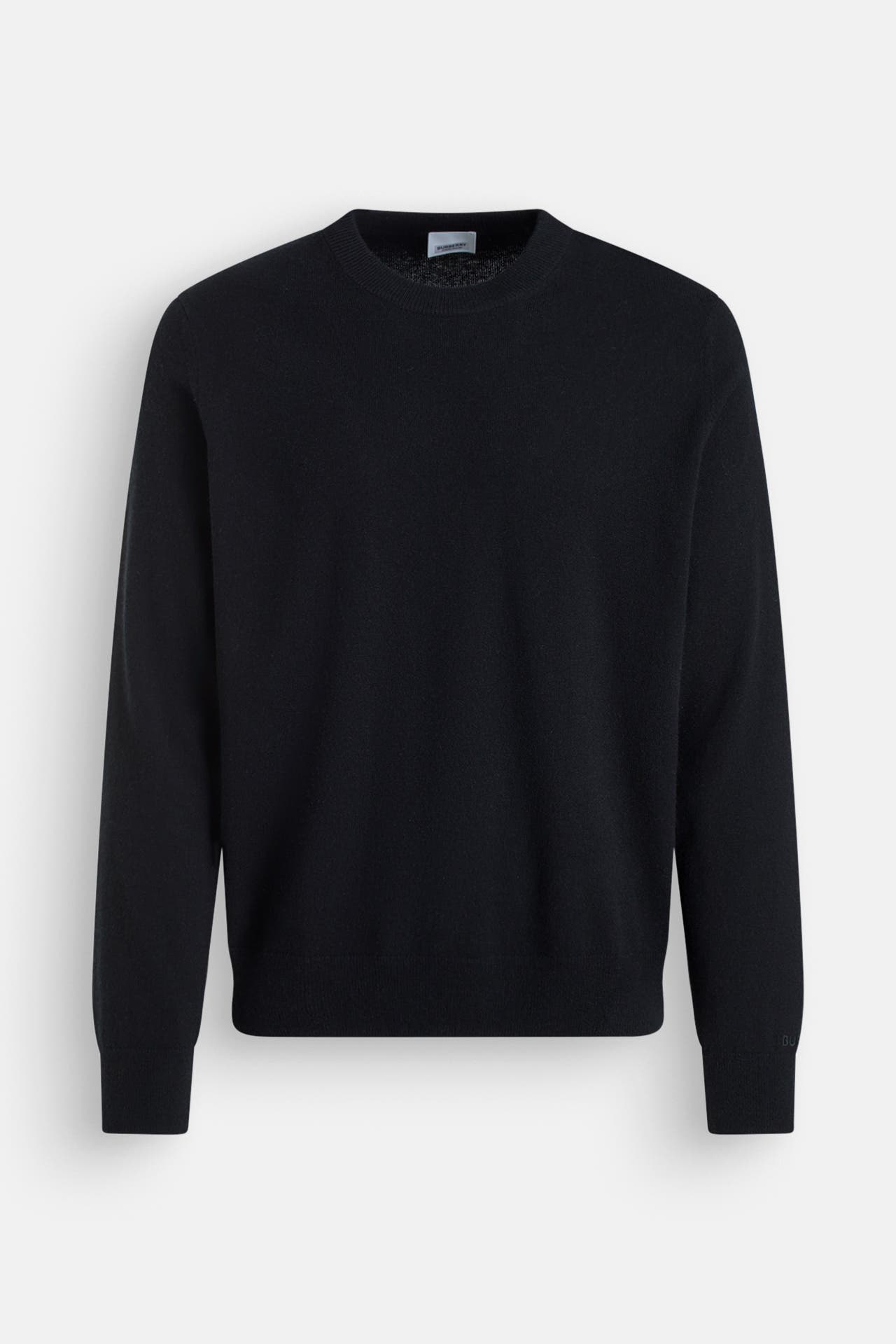 BURBERRY Kaschmir-Strickpullover schwarz, Bild 1