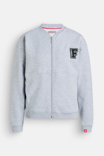 FRIEDA & FREDDIES NY Sweatjacke hellgrau
