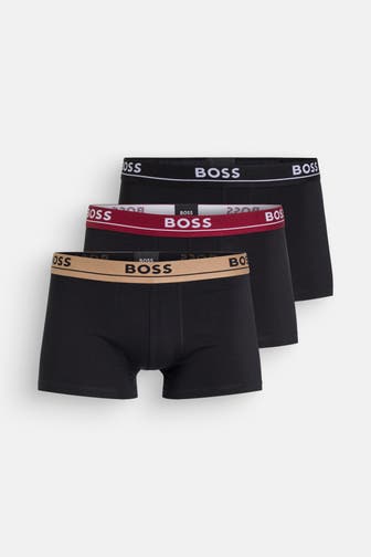 BOSS 3er-Pack Boxer Trunks 'Spirit' schwarz
