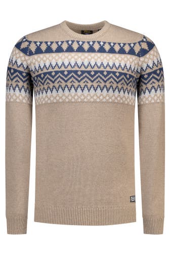 NEW ZEALAND AUCKLAND Wollmixpullover gemustert