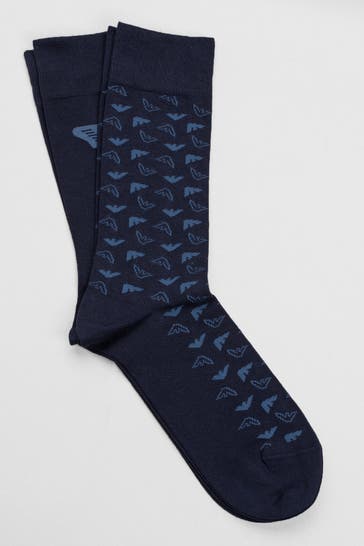 EMPORIO ARMANI 2er-Pack Socken zweifarbig
