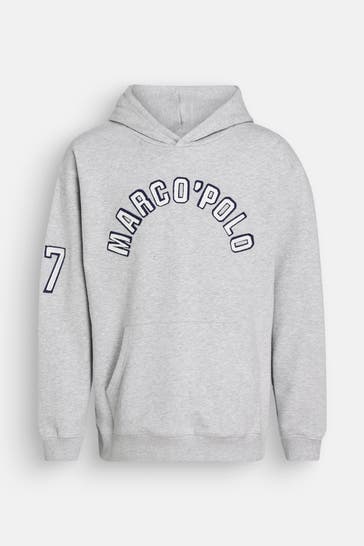 MARC O'POLO Hoodie hellgrau