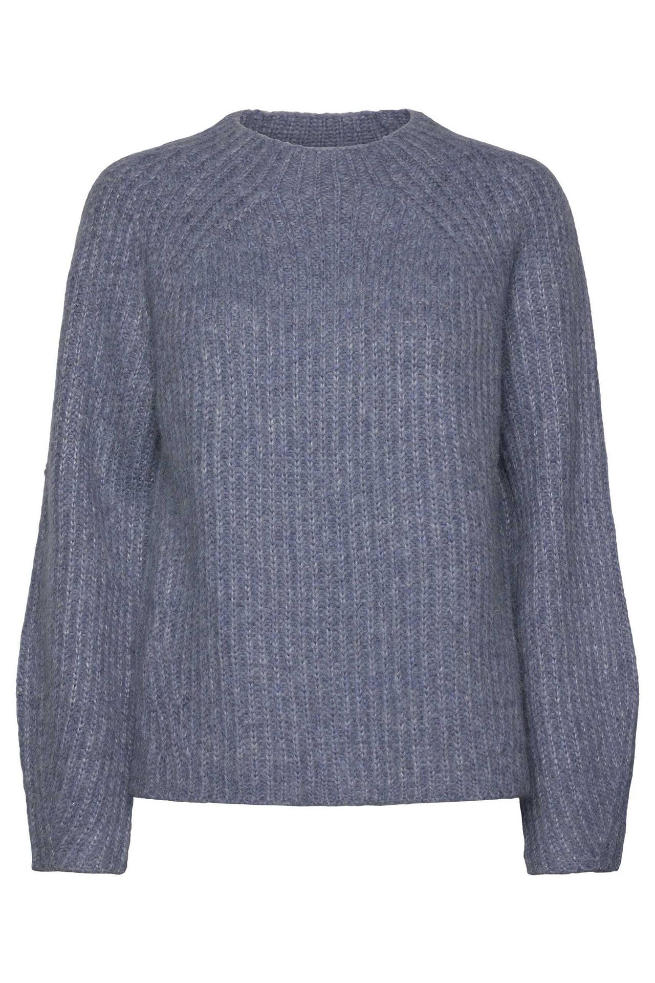 ROSEMUNDE Strickpullover taubenblau, Bild 1