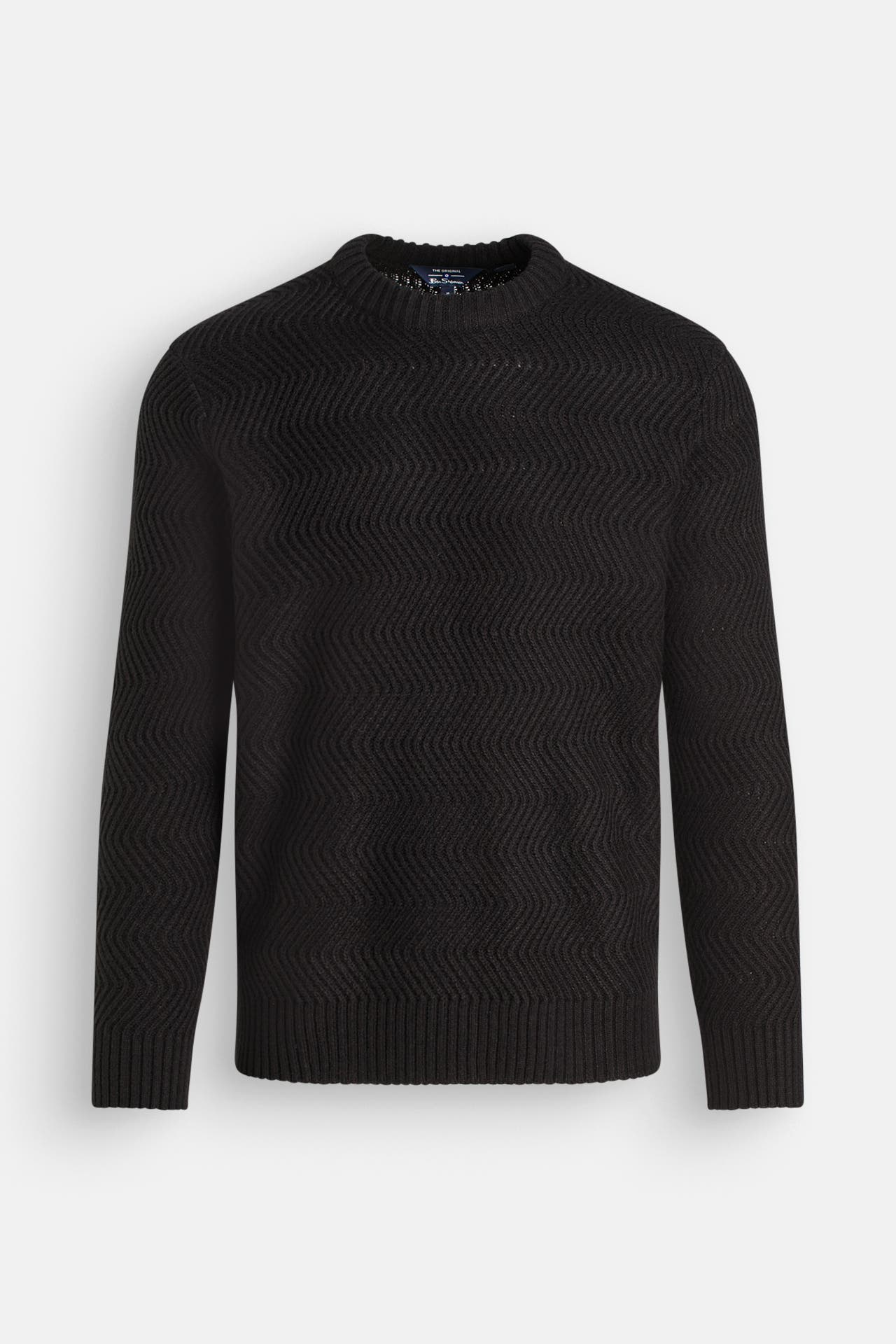 BEN SHERMAN Strickpullover schwarz, Bild 1