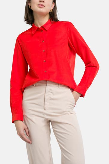 MARC O'POLO Cord-Bluse rotorange