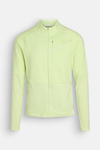 ODLO Fleecejacke 'Decent CW 200' neongrün