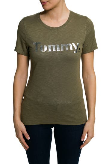 TOMMY JEANS T-Shirt khaki