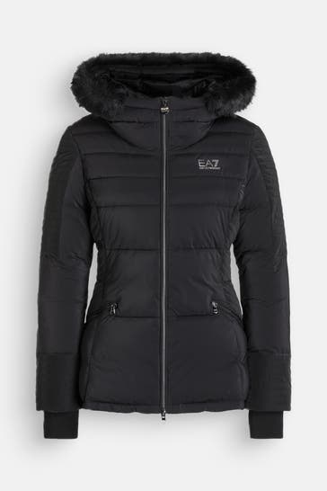 EA7 Steppjacke schwarz