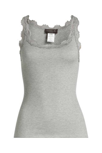 ROSEMUNDE Seidenmix-Top 'Babette' grau