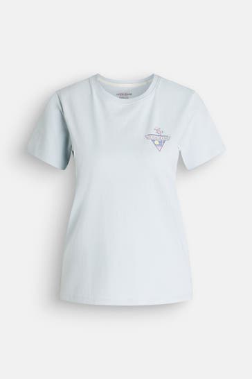 GUESS T-Shirt hellblau