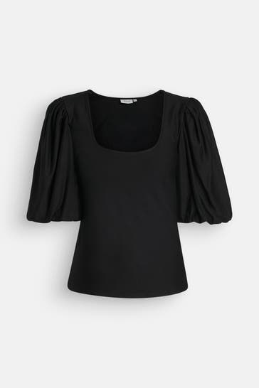 GESTUZ T-Shirt 'Rifa' schwarz