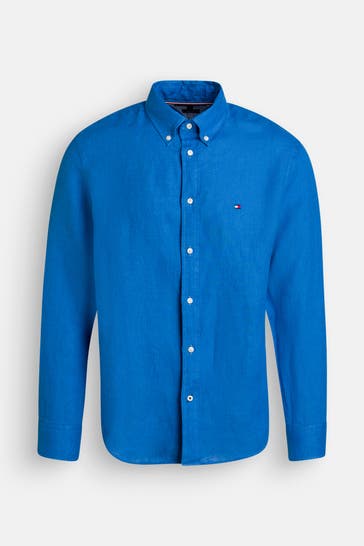 TOMMY HILFIGER Leinenhemd Regular Fit