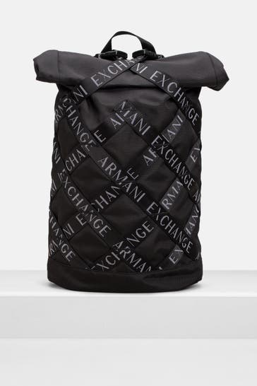 ARMANI EXCHANGE Rucksack schwarz