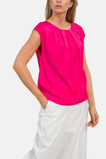 S.OLIVER BLACK LABEL Blusentop magenta