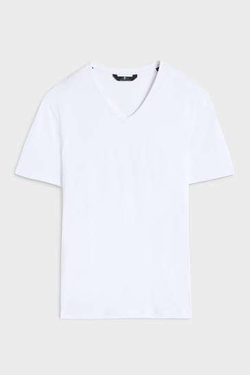7 FOR ALL MANKIND T-Shirt weiß