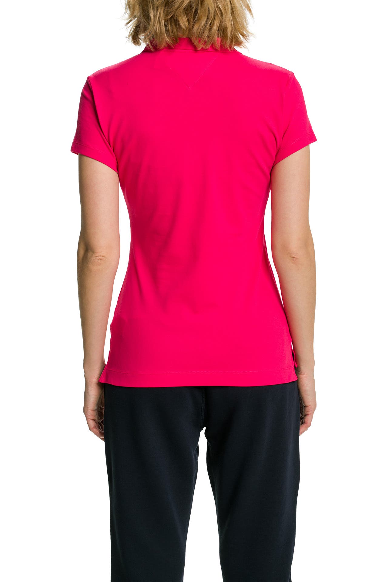 pink tommy polo