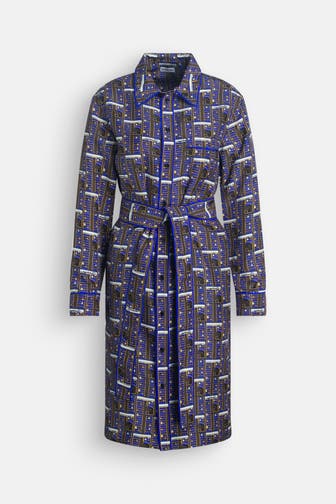 BURBERRY Seidenkleid gemustert