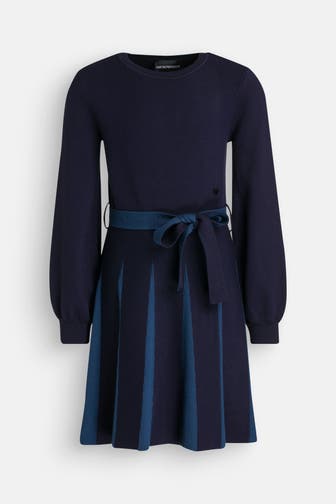 EMPORIO ARMANI Strickkleid dunkelblau