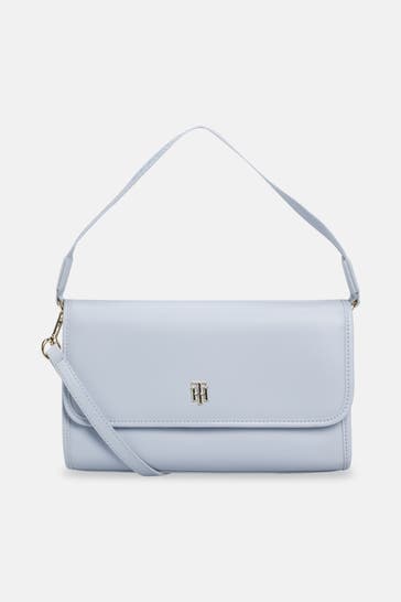 TOMMY HILFIGER Handtasche 'Monotype' hellblau