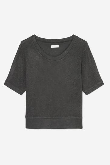 MARC O'POLO Strickshirt dunkelgrau