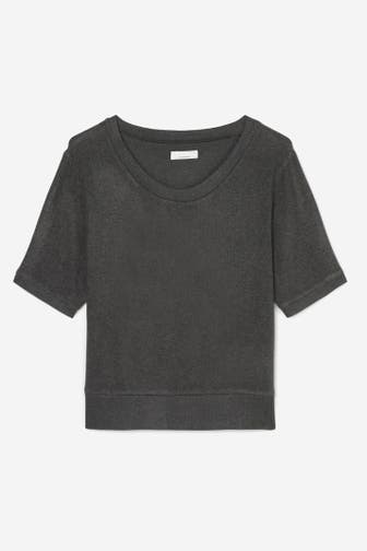 MARC O'POLO Strickshirt dunkelgrau