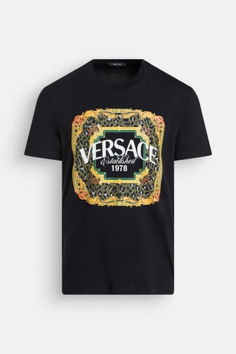 VERSACE T-Shirt schwarz