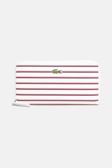 LACOSTE Geldbörse 'Roland Garros' gestreift