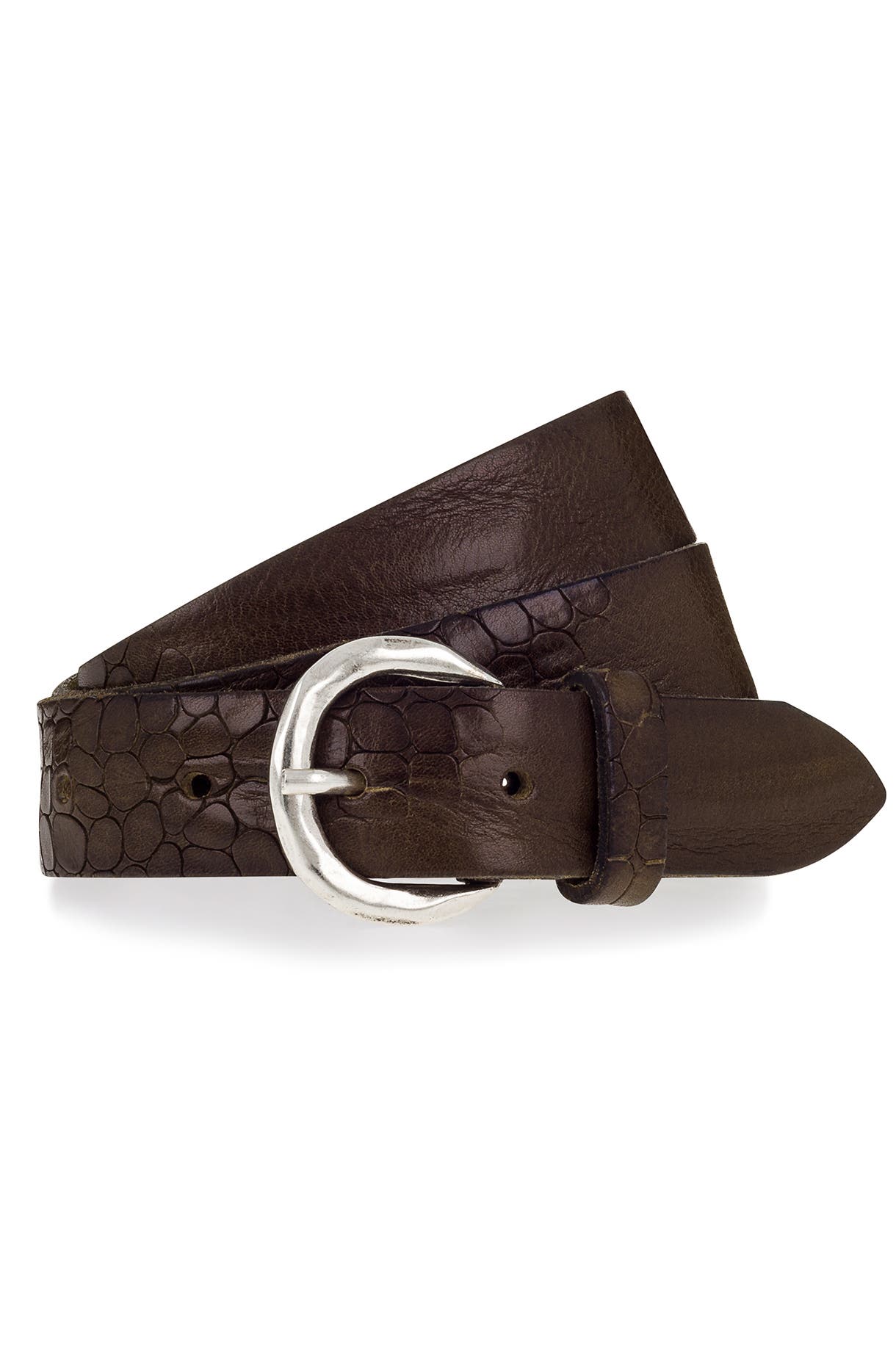 B.BELT Ledergürtel khaki, Bild 1