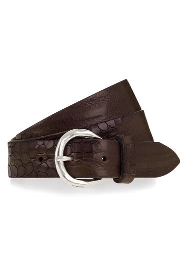 B.BELT Ledergürtel khaki
