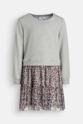 HAPPY GIRLS Sweatkleid gemustert