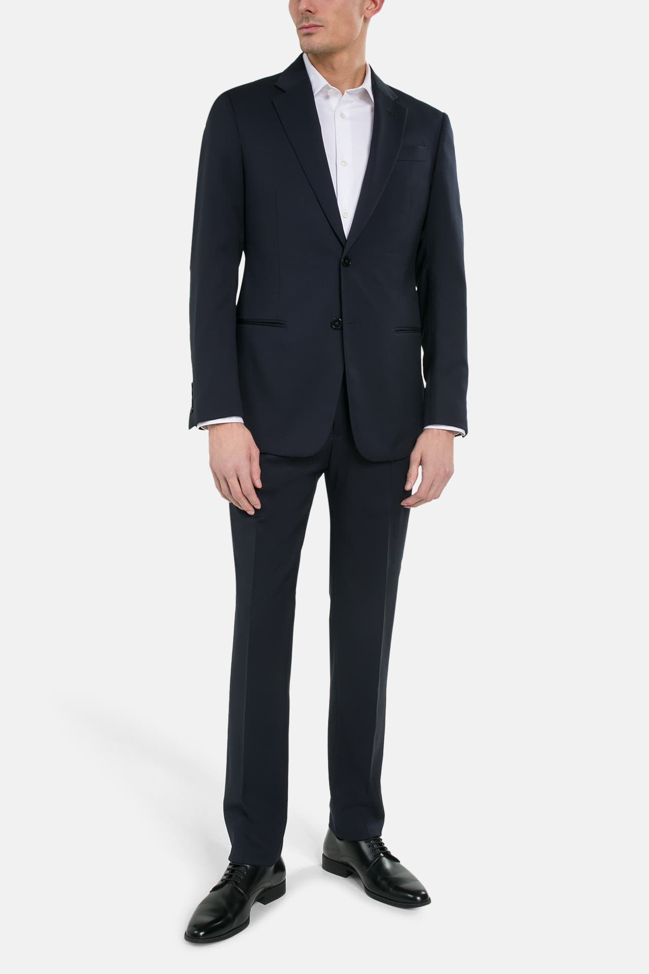 EMPORIO ARMANI Schurwoll-Anzug schwarzblau, Bild 1