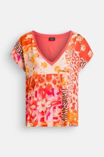 DESIGUAL Blusenshirt gemustert