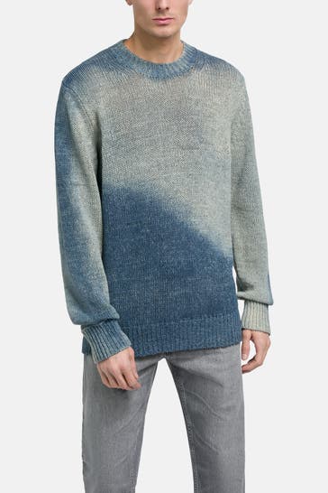 ROBERTO COLLINA Strickpullover zweifarbig