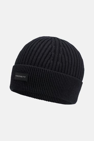HACKETT - Beanie 'Storm' schwarz