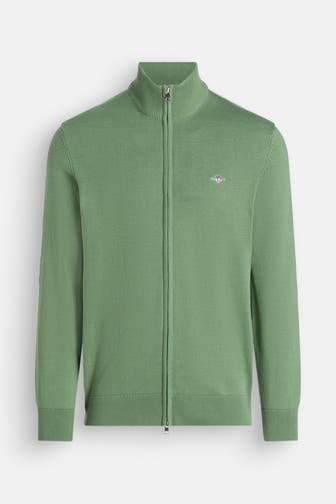 GANT Strickjacke smaragdgrün