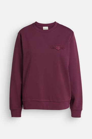 GANT Sweatshirt burgunder